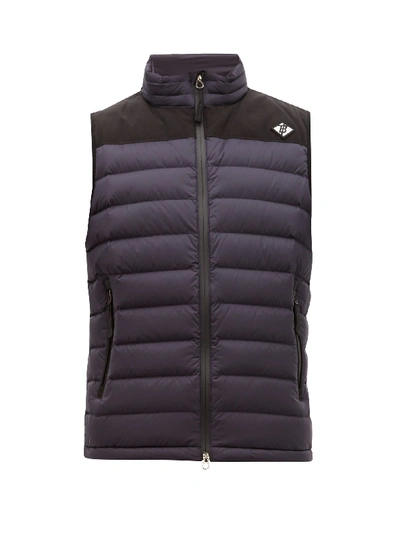 Burberry Tb-logo Quilted-down Gilet In Black