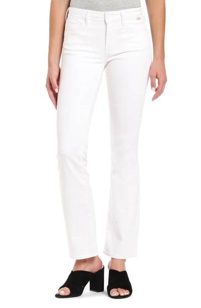 Mavi Sydney Flared Jeans In White Gold