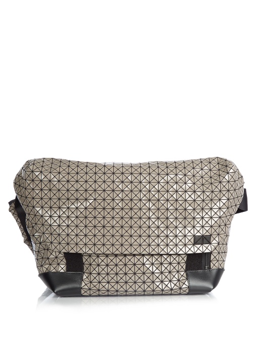 Bao Bao Issey Miyake Triangular Panels Messenger Bag In Grey | ModeSens