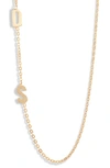 Argento Vivo Personalized Two Initial Necklace In Gold