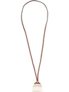 Hermes Hermès  Bag Pendant Long Necklace - Silver