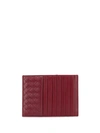 Bottega Veneta Intrecciato Cardholder In Red