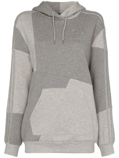 Adidas By Danielle Cathari X Daniëlle Cathari Two-tone Panelled Hoodie In Grey