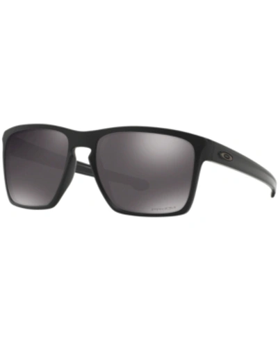 Oakley Polarized Sliver Xl Prizm Daily Polarized Sunglasses, Oo9341 In Black Matte/black Mirror Polar