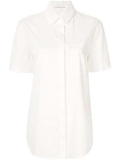 Aleksandre Akhalkatsishvili Short-sleeved Relaxed-fit Shirt In White