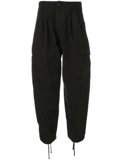 Doublet Parachute Trousers In Black
