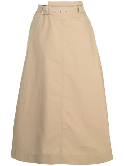3.1 Phillip Lim / フィリップ リム High Waisted Skirt In Brown