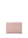 Valentino Garavani Garavani Rockstud Wallet In Pink