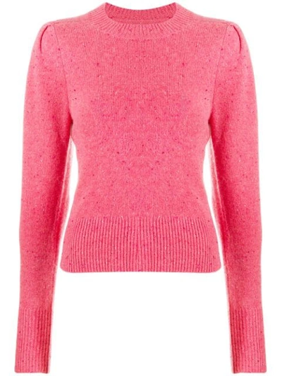 Isabel Marant Colroy Cashmere Jumper In Candy Pink