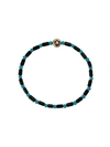 Luis Morais Trinity Enameled Bracelet In Black