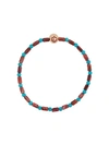 Luis Morais Trinity Enameled Bracelet In Blue