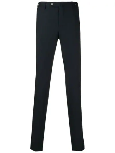 Pt01 Skinny Tailored Trousers In Blue