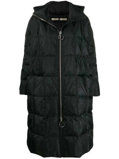 Ienki Ienki Oversized Coat In Black