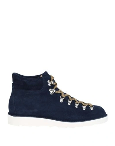 Fracap Ankle Boots In Dark Blue
