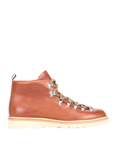 Fracap Ankle Boots In Tan