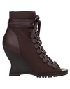 Chloé Ankle Boots In Cocoa