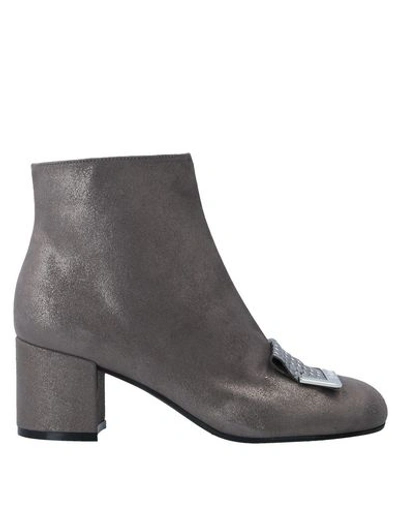 Pollini Ankle Boot In Grey