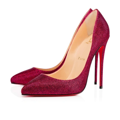 Christian Louboutin Pigalle Follies 120mm Cassis Glitter | ModeSens