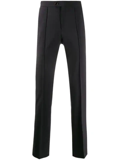 John Varvatos Tailored Straight Leg Trousers In Grey