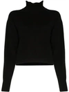 Le Kasha Vail Turtleneck Cashmere Sweater In Black