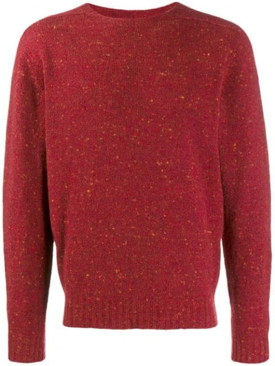 Pringle Of Scotland Fine Knit Sweatshirt In Red