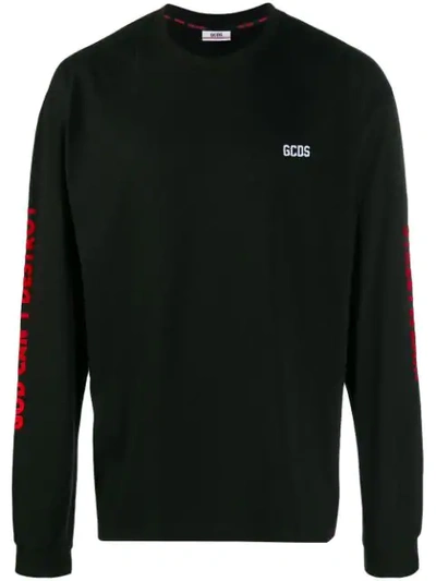 Gcds Script Print Jumper In Black