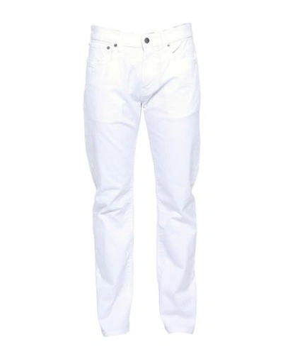 Dunhill Denim Pants In White