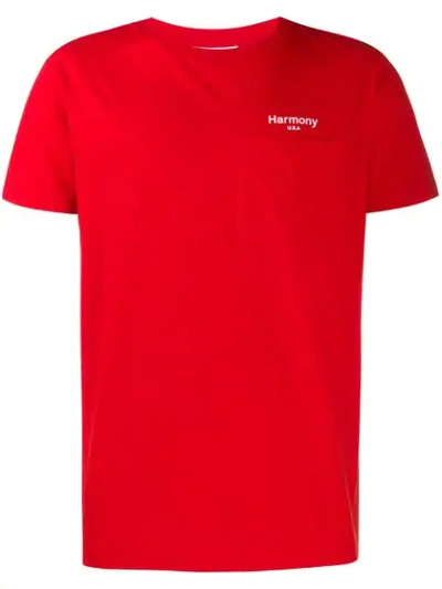 Harmony Paris Teddy T-shirt In Red
