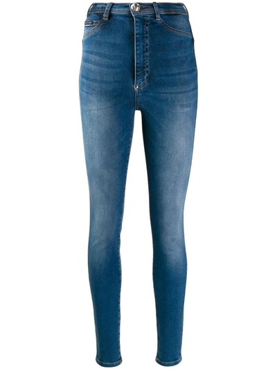 Philipp Plein Classic Skinny Jeans In Blue