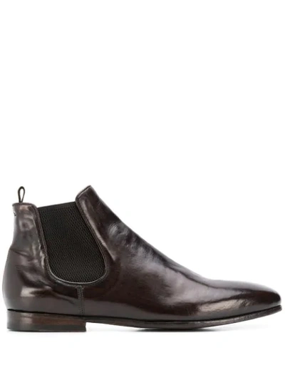Officine Creative Revien Ankle Boots In Brown