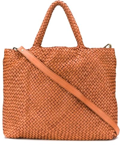Officine Creative Oc Tote Bag In Orange