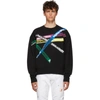 Dsquared2 Colored Band Sweatshirt In Black