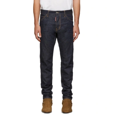 Dsquared2 Indigo Resin 3d Cool Guy Jeans In Blue