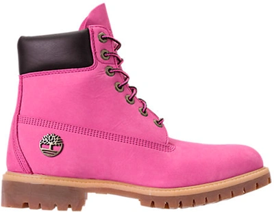 Pre-owned Timberland 6" Boot Breast Cancer Awareness In Pink