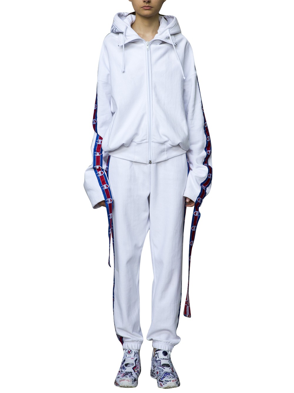 vetements hoodie white