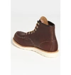 Red Wing 6 Inch Moc Toe Boot In Brown Leather