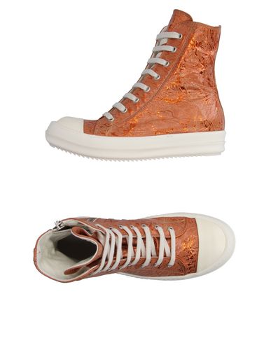 rick owens orange sneakers