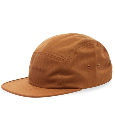 Norse Projects Herringbone 5 Panel Cap - Russet In Brown