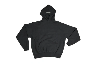Pre owned Fear Of God Essentials 3m Logo Pullover Hoodie Black