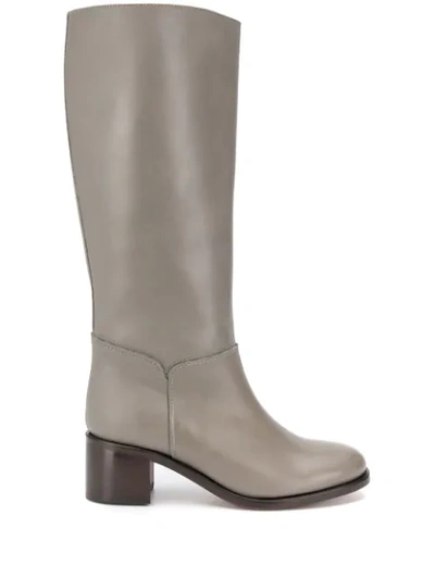 Apc Iris Boots In Grey