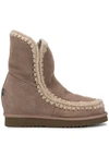 Mou Eskimo Boots In Grey
