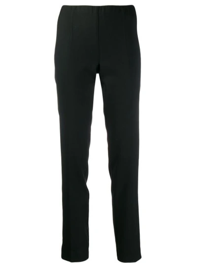 P.a.r.o.s.h Tailored Cropped Trousers In Black