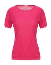 Malo Sweaters In Fuchsia