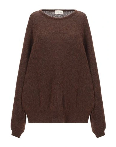 American Vintage Sweaters In Dark Brown