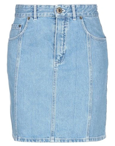 Chloé Denim Skirts In Blue
