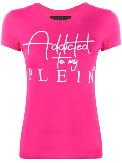 Philipp Plein Ss Statement T-shirt In Pink