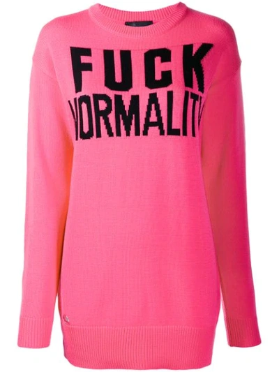 Philipp Plein Statement Pullover Sweatshirt In Black