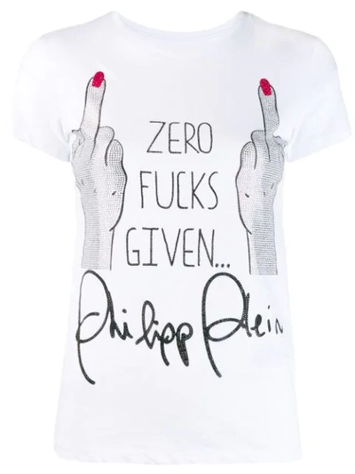 Philipp Plein Ss Statement T-shirt In White