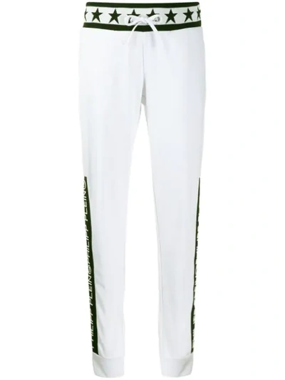 Philipp Plein Logo Print Jogging Trousers In White