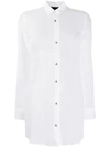 Philipp Plein Sheer Blouse In White